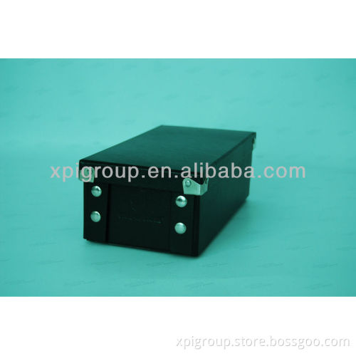 Black Packaging Box with foil hot stamping logo